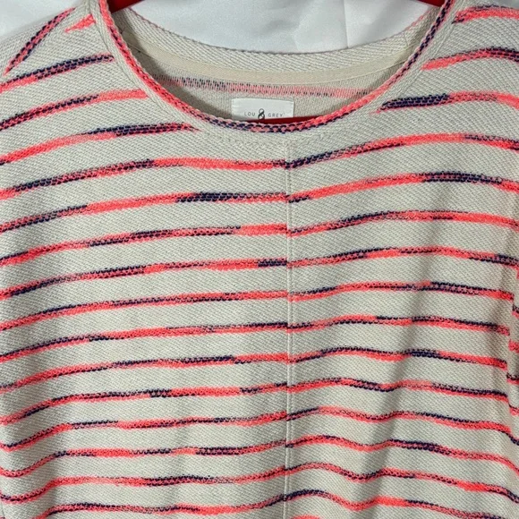 Lou & Grey SZ M Striped Short Sleeve Dress with Pockets - Picture 3 of 6